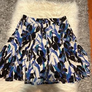 Blue leaf skirt